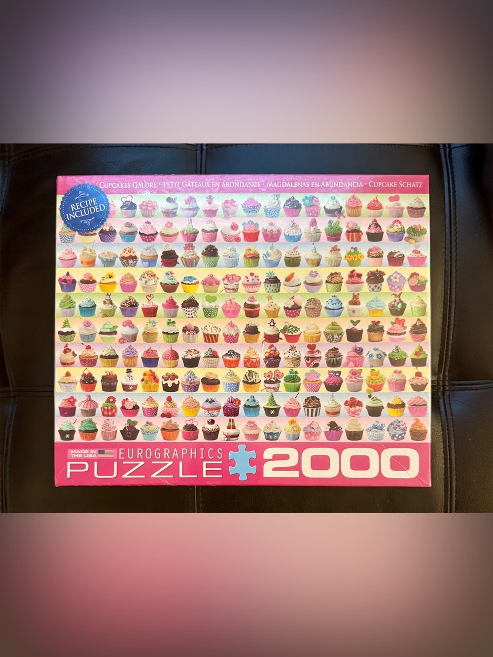 Eurographics Cupcakes Galore 2000-Piece Jigsaw Puzzle. Sealed, brand new in box